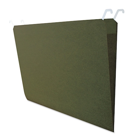 Find It Hanging File Folders with Innovative Top Rail, Legal Size, 1/4-Cut Tabs, Standard Green, PK20, 20PK FT07043